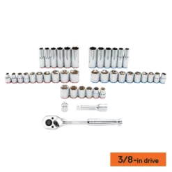 Kobalt Mechanics Tool Sets 118-Piece Standard (SAE) and Metric Combination Polished Chrome Mechanics Tool Set (3/8-in;) 16 Kobalt Mechanics Tool Sets 118-Piece Standard (SAE) and Metric Combination Polished Chrome Mechanics Tool Set (3/8-in;) -Kobalt Sales Shop 16006941