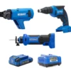 Kobalt Power Tool Combo Kits 3-Tool 24-Volt Max Brushless Power Tool Combo Kit Case (1-Battery Included and Charger Included)
