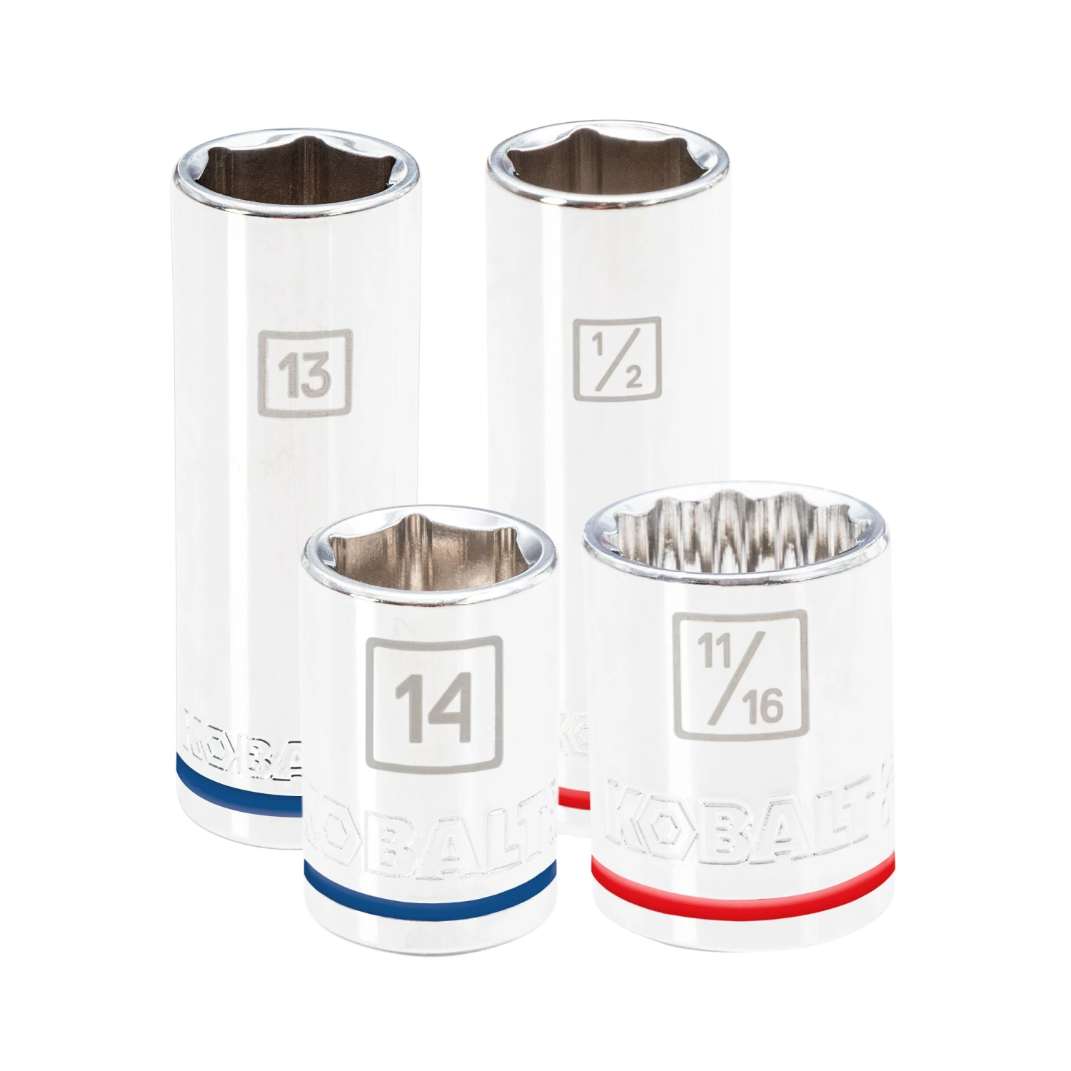 Kobalt Mechanics Tool Sets 118-Piece Standard (SAE) and Metric Combination Polished Chrome Mechanics Tool Set (3/8-in;) 9 Kobalt Mechanics Tool Sets 118-Piece Standard (SAE) and Metric Combination Polished Chrome Mechanics Tool Set (3/8-in;) - Image 9