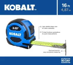 Kobalt Tape Measures Tape measure 16-ft Tape Measure -Kobalt Sales Shop 16463695