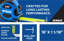 Kobalt Tape Measures Tape measure 16-ft Tape Measure -Kobalt Sales Shop 16463696