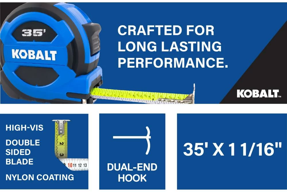 Kobalt Tape Measures Tape measure 35-ft Tape Measure 5 Kobalt Tape Measures Tape measure 35-ft Tape Measure - Image 5