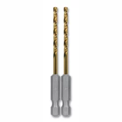 Kobalt Twist Drill Bits 2-Piece 1/8-in 2-1/2-in Titanium Coated Hss Twist Drill Bit