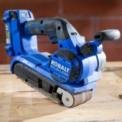 Kobalt Power Sanders Kobalt 24V MAX 24-Volt Brushless Cordless Variable Speed Belt Sander with Dust Management -Kobalt Sales Shop 16709148