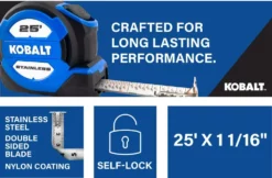 Kobalt Tape measures 25-ft Auto Lock Tape Measure -Kobalt Sales Shop 16732141