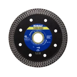 Kobalt Diamond Saw Blades 4-in Turbo Mesh Diamond Tile Saw Blade
