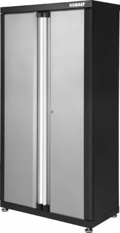 Kobalt Sales Shop 25 Kobalt Garage Cabinets 36-in W x 72-in H x 18.5-in D Steel Freestanding Garage Cabinet