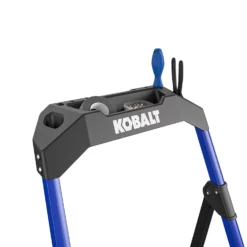 Kobalt Step Stools 3-Step 300-lb Capacity Black Steel Foldable Step Stool -Kobalt Sales Shop 17787984