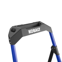 Kobalt Step Stools 2-Step 300-lb Capacity Black Steel Foldable Step Stool -Kobalt Sales Shop 17788047