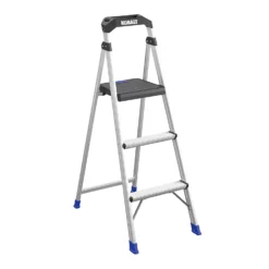 Kobalt Step Stools 3-Step 250-lb Capacity Aluminum Foldable Step Stool 12 Kobalt Step Stools 3-Step 250-lb Capacity Aluminum Foldable Step Stool -Kobalt Sales Shop 17788333