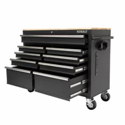 Kobalt Work Benches 46.1-in W x 37.2-in H 9-Drawer Rubber Work Bench -Kobalt Sales Shop 17902368 scaled