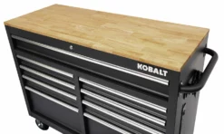 Kobalt Work Benches 46.1-in W x 37.2-in H 9-Drawer Rubber Work Bench -Kobalt Sales Shop 17902369 scaled
