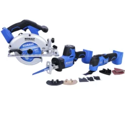 Kobalt Power Tool Combo Kits Kobalt 24V max 6-Tool 24-Volt Max Brushless Power Tool Combo Kit Case (2-Batteries Included and Charger Included) -Kobalt Sales Shop 40338460