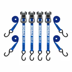 Kobalt Tie Downs 4-Pack x Tie Down Tie Down (500-lb Work Capacity) 8 Kobalt Tie Downs 4-Pack x Tie Down Tie Down (500-lb Work Capacity) -Kobalt Sales Shop 40596332 scaled