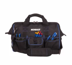 Kobalt Tool Bags Blue Black Polyester 16-in Zippered Cargo Bag -Kobalt Sales Shop 40642755 scaled