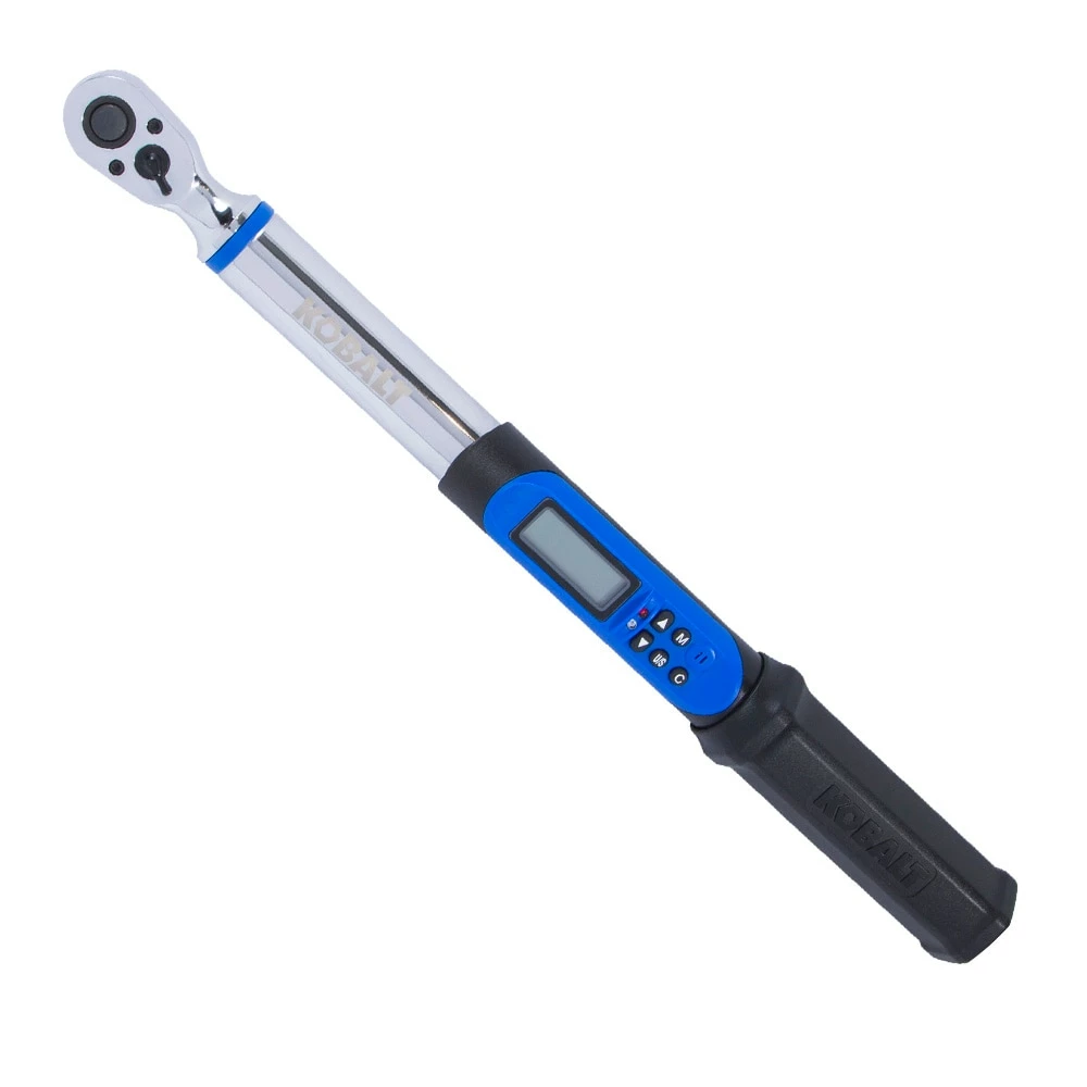 Kobalt Torque Wrenches 3/8-in Drive Digital Torque Wrench (5-ft lb to 100-ft lb) 1 Kobalt Torque Wrenches 3/8-in Drive Digital Torque Wrench (5-ft lb to 100-ft lb)