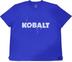 Kobalt Work Shirts Men's XX-Large Textured Cotton Short sleeve Graphic T-shirt Work Shirt