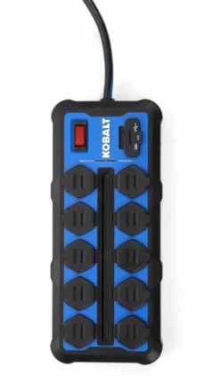 Kobalt Power Strips 10-Outlet 2-USB Ports Blue Power Strip -Kobalt Sales Shop 41965420 scaled