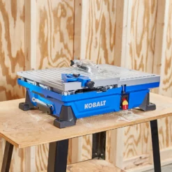 Kobalt Tile Saws 7-in 6-Amp Wet Tabletop Sliding Table Tile Saw -Kobalt Sales Shop 41973205