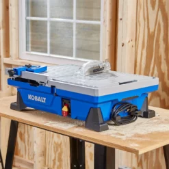 Kobalt Tile Saws 7-in 6-Amp Wet Tabletop Sliding Table Tile Saw -Kobalt Sales Shop 41973212
