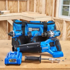 Kobalt Power Tool Combo Kits 4-Tool 24-Volt Max Brushless Power Tool Combo Kit with Soft Case (1-Battery Included and Charger Included) 17 Kobalt Power Tool Combo Kits 4-Tool 24-Volt Max Brushless Power Tool Combo Kit with Soft Case (1-Battery Included and Charger Included) -Kobalt Sales Shop 42096048