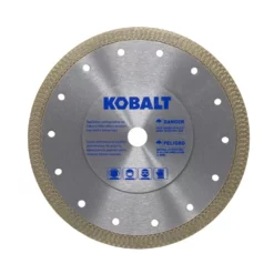 Kobalt Diamond Saw Blades 7-in Turbo Mesh Diamond Tile Saw Blade -Kobalt Sales Shop 42129207