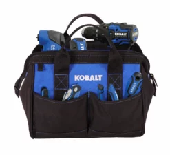 Kobalt Tool Bags Blue Black Polyester 12-in Tool Bag -Kobalt Sales Shop 42143431 scaled