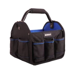 Kobalt Tool Bags Blue Black Polyester 12-in Tool Tote -Kobalt Sales Shop 42143652