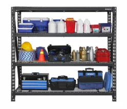 Kobalt Freestanding Shelving Units 77-in W x 24-in D x 72-in H 4-Tier Heavy Duty Steel Utility 12 Kobalt Freestanding Shelving Units 77-in W x 24-in D x 72-in H 4-Tier Heavy Duty Steel Utility -Kobalt Sales Shop 42193274 scaled