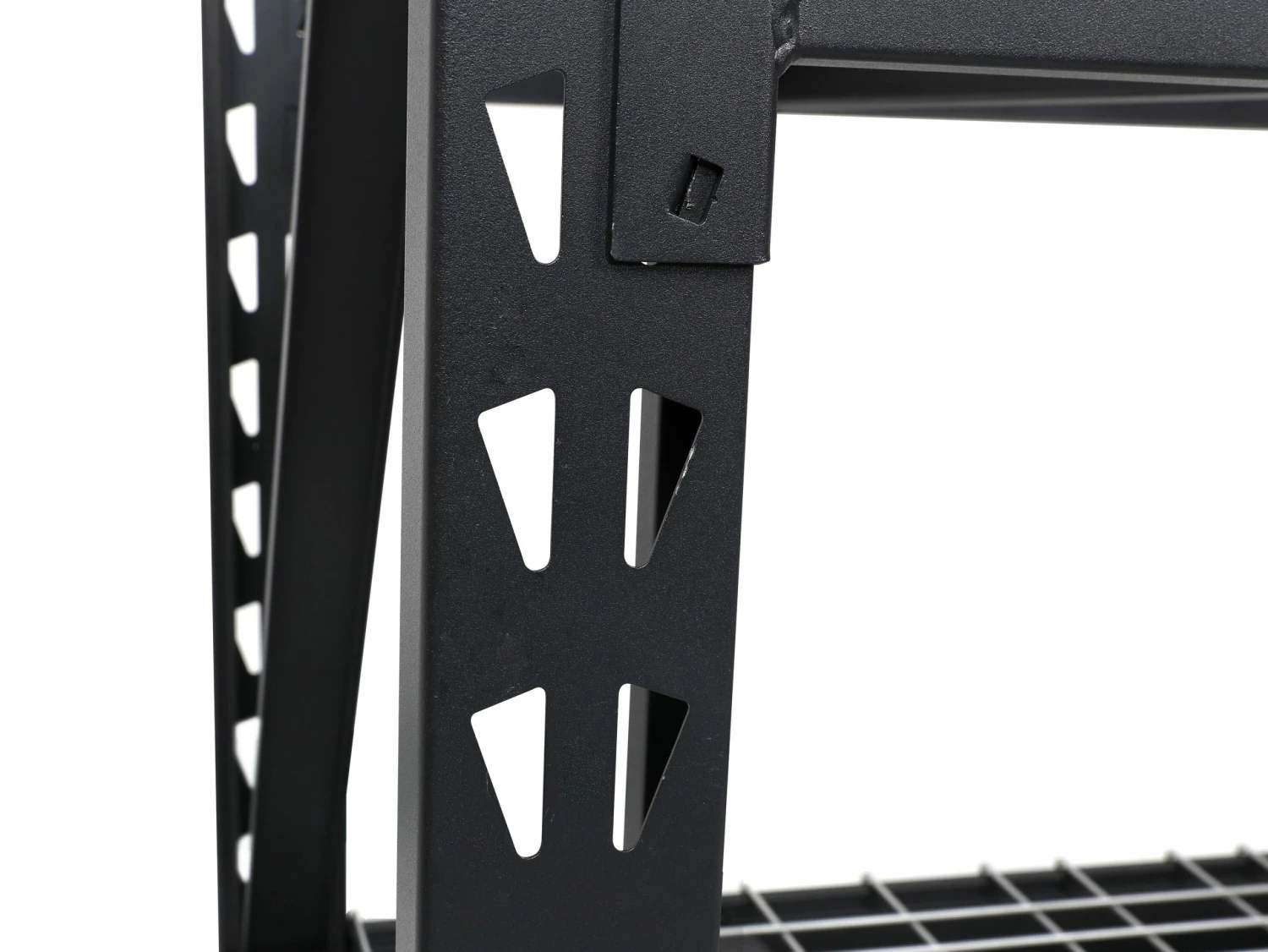 Kobalt Freestanding Shelving Units 77-in W x 24-in D x 72-in H 4-Tier Heavy Duty Steel Utility 8 Kobalt Freestanding Shelving Units 77-in W x 24-in D x 72-in H 4-Tier Heavy Duty Steel Utility - Image 8