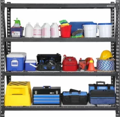Kobalt Freestanding Shelving Units 84-in W x 24-in D x 84-in H 4-Tier Heavy Duty Steel Utility Shelving Unit -Kobalt Sales Shop 42193288 scaled