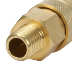 Kobalt Air Compressor Fittings Brass NPT Coupler (M) 1/4-in Universal -Kobalt Sales Shop 42260951