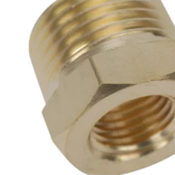 Kobalt Air Compressor Fittings NPT Brass Bushing Adapter 1/2-in (M) x 1/4-in (F) 9 Kobalt Air Compressor Fittings NPT Brass Bushing Adapter 1/2-in (M) x 1/4-in (F) -Kobalt Sales Shop 42302038