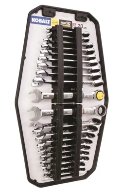 Kobalt Ratchet Wrenches & Sets In Tray with Removable Rails 20-Piece Set 12-Point Standard (SAE) and Metric Combination Ratchet Wrench Set 14 Kobalt Ratchet Wrenches & Sets In Tray with Removable Rails 20-Piece Set 12-Point Standard (SAE) and Metric Combination Ratchet Wrench Set -Kobalt Sales Shop 42336146