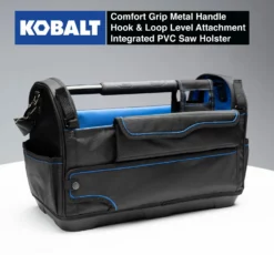 Kobalt Tool Bags Plumbing Tool Bag with Caddy Black, Blue Polyester 12.99-in 9 Kobalt Tool Bags Plumbing Tool Bag with Caddy Black, Blue Polyester 12.99-in -Kobalt Sales Shop 42393520 scaled