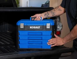 Kobalt Mechanics Tool Sets 250-Piece Standard (SAE) and Metric Combination Polished Chrome Mechanics Tool Set (1/4-in; 3/8-in) -Kobalt Sales Shop 42702388 scaled