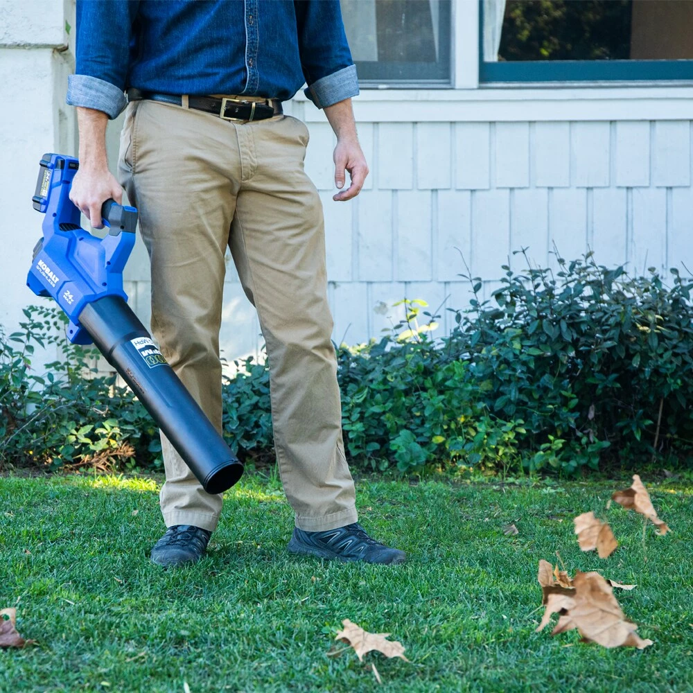 Kobalt Cordless Electric Leaf Blowers 24-volt 500-CFM Brushless Handheld Cordless Electric Leaf Blower 4 Ah (Battery & Charger Included) 9 Kobalt Cordless Electric Leaf Blowers 24-volt 500-CFM Brushless Handheld Cordless Electric Leaf Blower 4 Ah (Battery & Charger Included) - Image 9