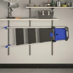 Kobalt Step Stools 3-Step 250-lb Capacity Gray Aluminum Foldable Step Stool -Kobalt Sales Shop 43410326