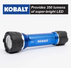 Kobalt Flashlights 350-Lumen LED Rechargeable Flashlight