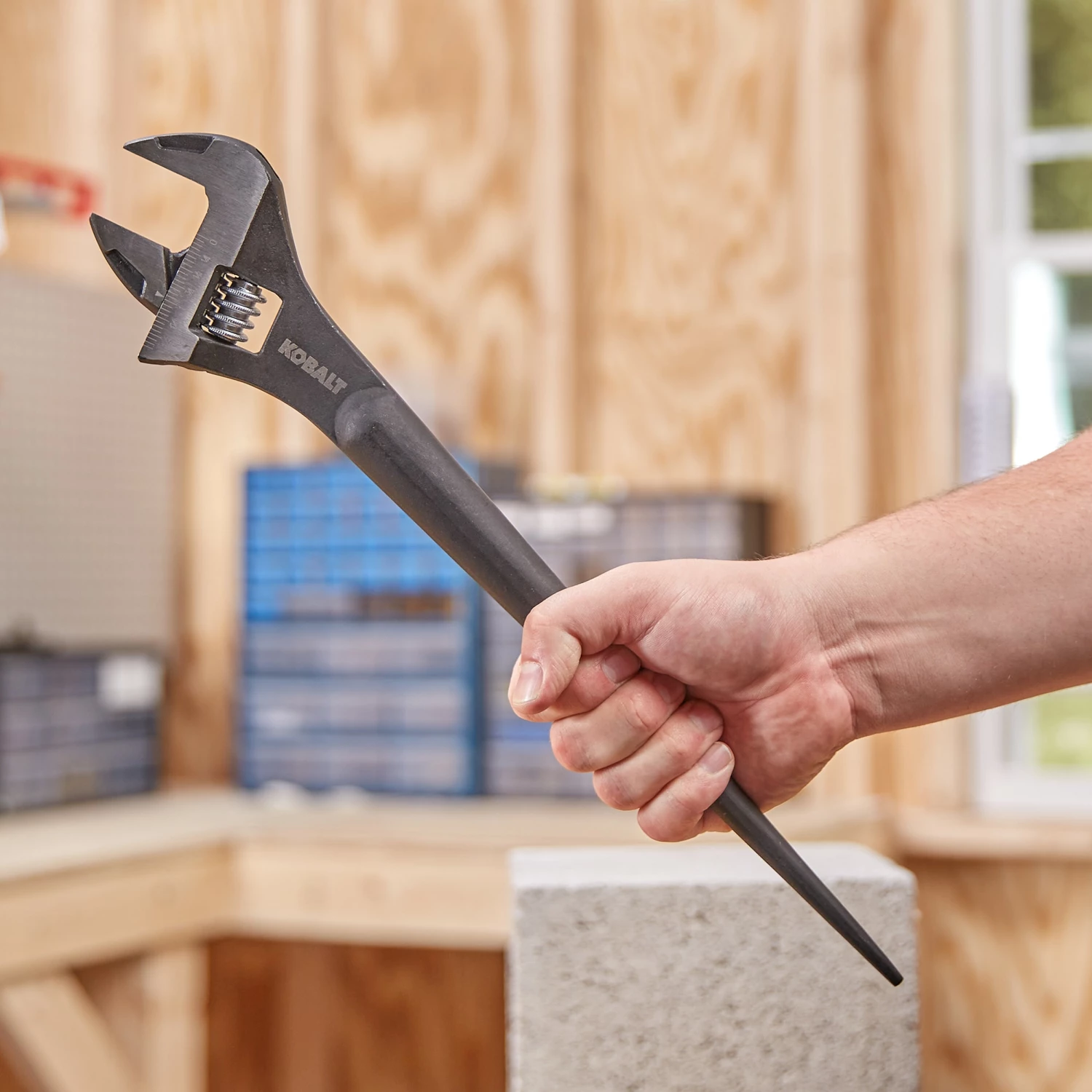 Kobalt Adjustable Wrenches 15.5-in Steel Adjustable Wrench 4 Kobalt Adjustable Wrenches 15.5-in Steel Adjustable Wrench - Image 4