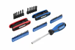 Kobalt Mechanics Tool Sets 135-Piece Standard (SAE) and Metric Combination Polished Chrome Mechanics Tool Set (1/4-in; 3/8-in) -Kobalt Sales Shop 44317394 scaled