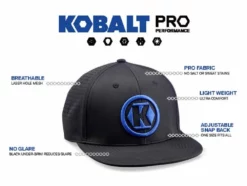 Kobalt Hats Kobalt Black Performance Ball Cap -Kobalt Sales Shop 44366411