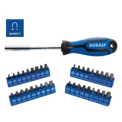 Kobalt Mechanics Tool Sets 65-Piece Standard (SAE) and Metric Combination Polished Chrome Mechanics Tool Set -Kobalt Sales Shop 44480345