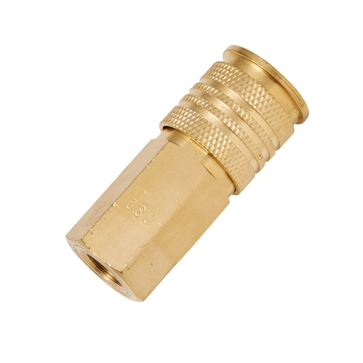 Kobalt Air Compressor Fittings 3/8-in Brass Female Universal Coupler 2 Kobalt Air Compressor Fittings 3/8-in Brass Female Universal Coupler - Image 2