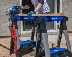 Kobalt Saw Horses 30.63-in W x 33.5-in H Adjustable Pp and Steel Construction Saw Horse (1000-lb Capacity) -Kobalt Sales Shop 44628410 scaled