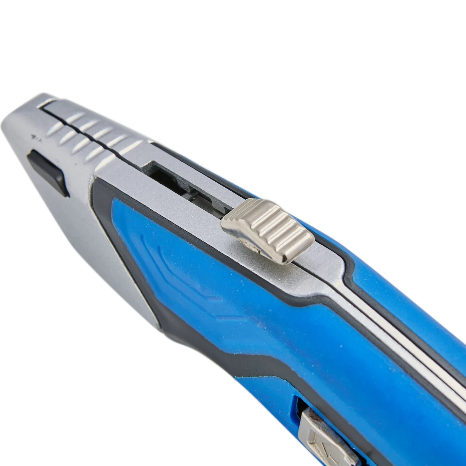 Kobalt Utility Knives Kobalt Auto Loading Retractable Utility Knife 18mm 5-Blade Retractable Utility Knife with On Tool Blade Storage 2 Kobalt Utility Knives Kobalt Auto Loading Retractable Utility Knife 18mm 5-Blade Retractable Utility Knife with On Tool Blade Storage - Image 2