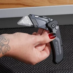 Kobalt Utility Knives Kobalt Speed Release Compact Knife 18mm 1-Blade Folding Utility Knife -Kobalt Sales Shop 44864437