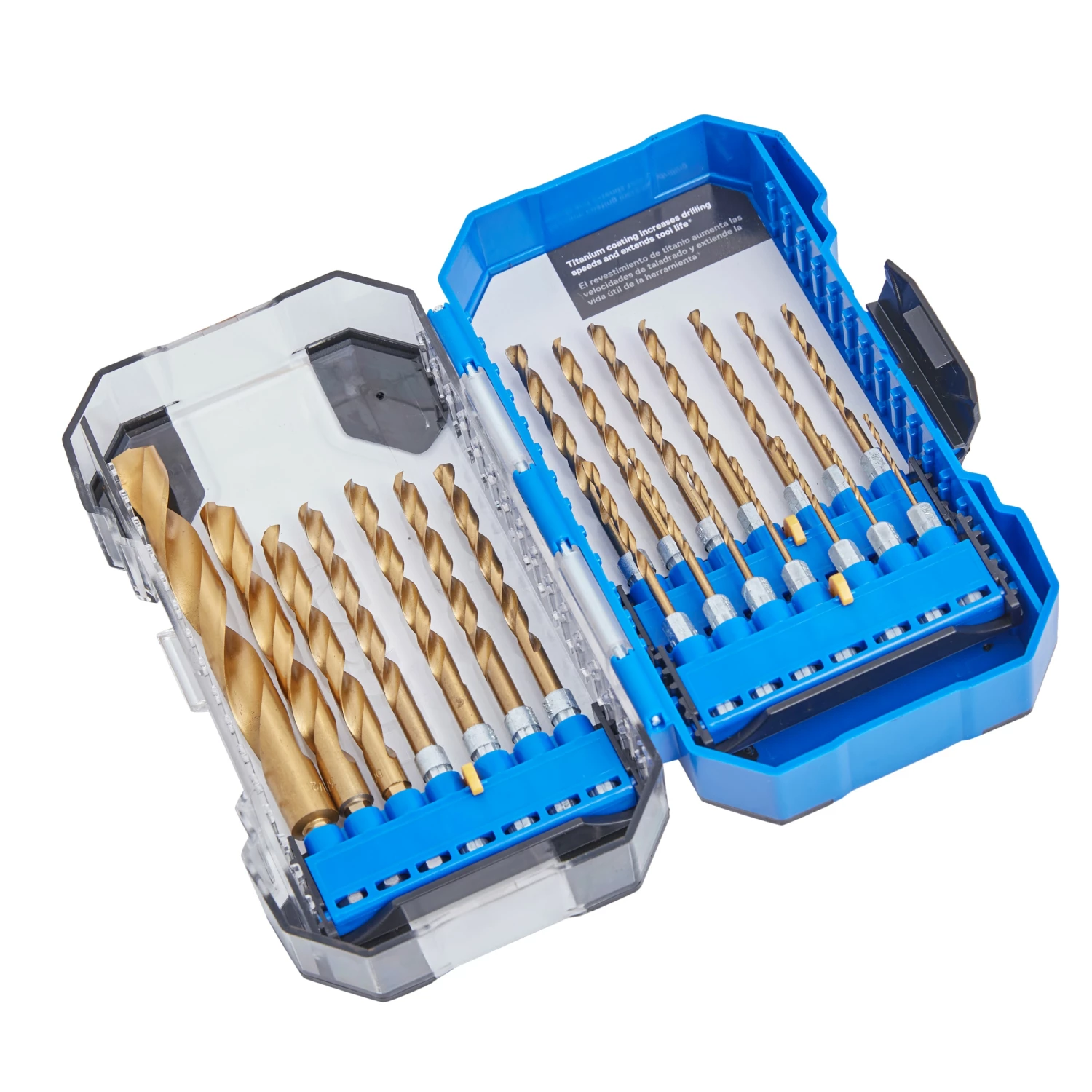 Kobalt Twist Drill Bits 21-Piece Assorted x Set Titanium Coated Hss Twist Drill Bit Set 2 Kobalt Twist Drill Bits 21-Piece Assorted x Set Titanium Coated Hss Twist Drill Bit Set - Image 2