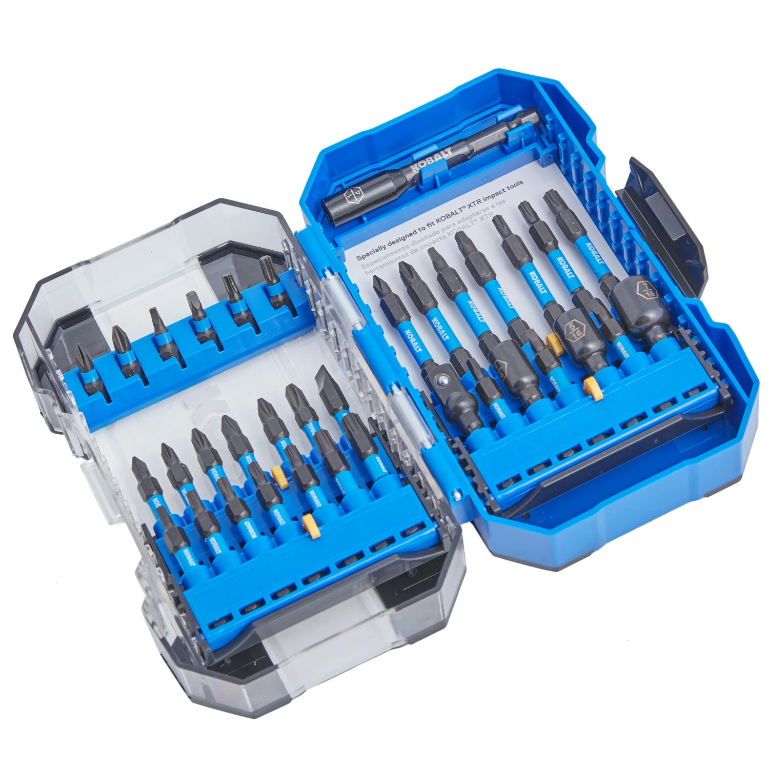 Kobalt Screwdriver Bits KOBALT XTR Impact driver bit set High-speed Steel Hex Shank Screwdriver Bit Set (35-Piece) 2 Kobalt Screwdriver Bits KOBALT XTR Impact driver bit set High-speed Steel Hex Shank Screwdriver Bit Set (35-Piece) - Image 2