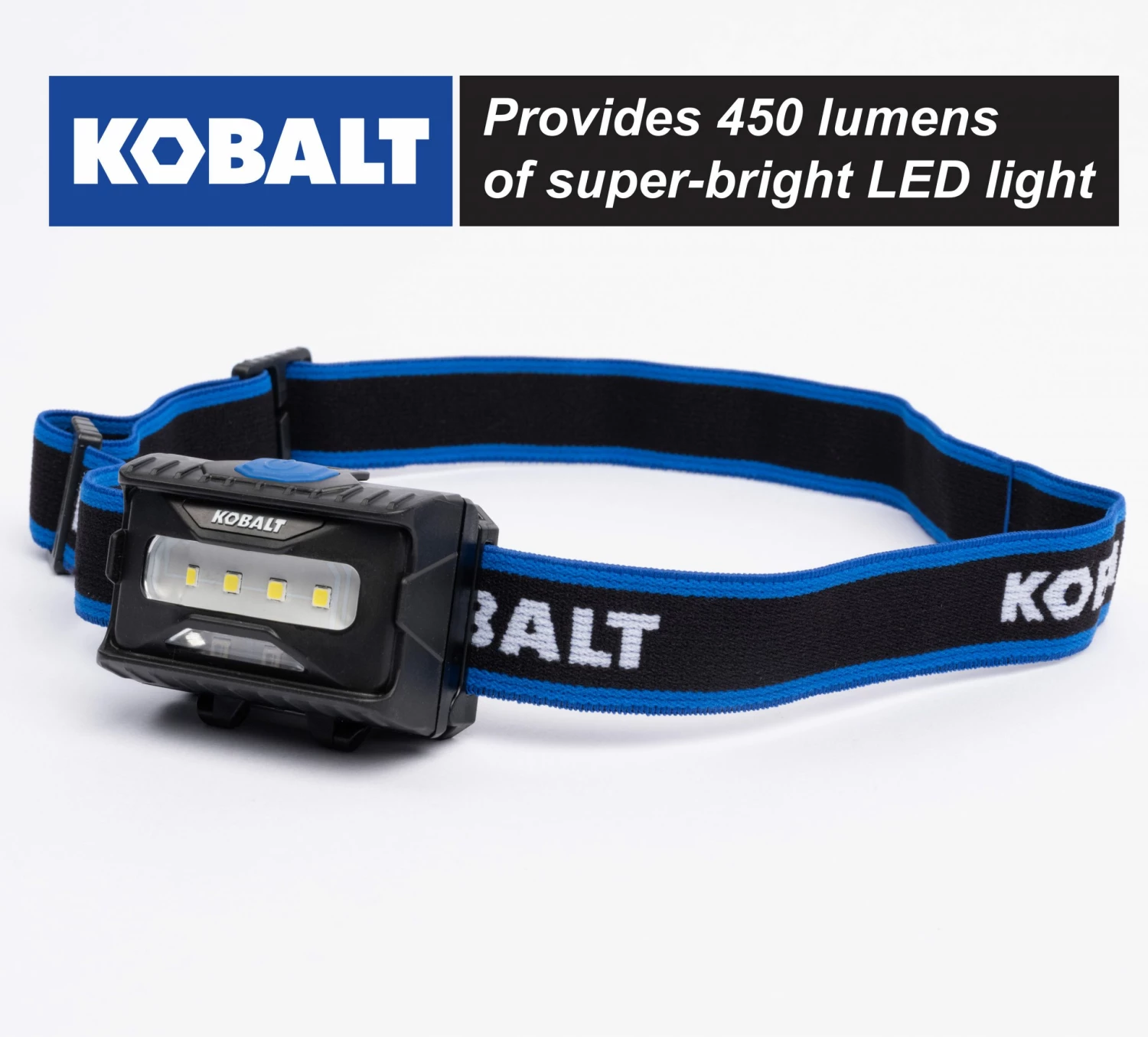 Kobalt Headlamps 450-Lumen LED Headlamp (Battery Included) 2 Kobalt Headlamps 450-Lumen LED Headlamp (Battery Included) - Image 2